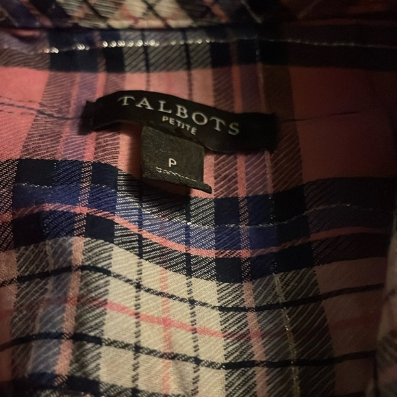 Talbot Small Pink Plaid Top - Picture 1 of 3